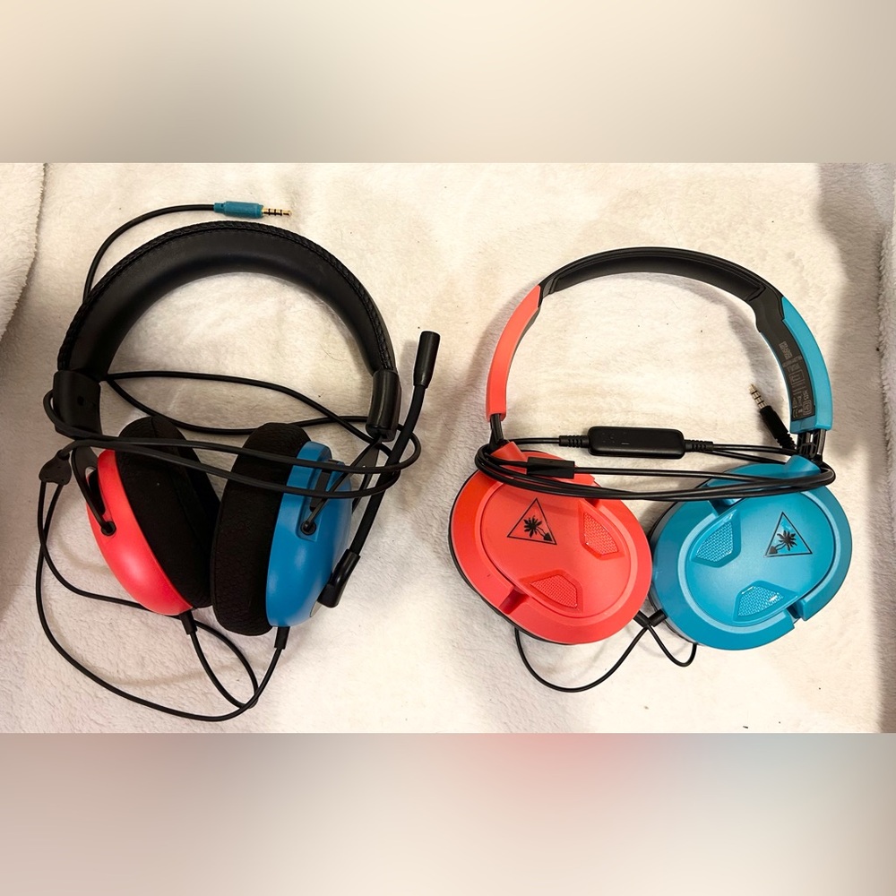 Red and Blue Gaming Headset